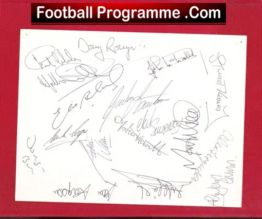 Aberdeen Special Signed Team Photo 1983 + Alex Ferguson