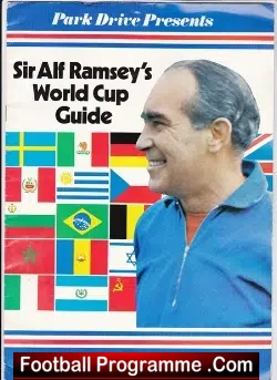 Alf Ramsey World Cup 70 - Guide Book 1970 - football memorabilia