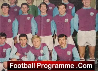 Burnley FC Multi Signed Team Picture - 1960s - football memorabilia