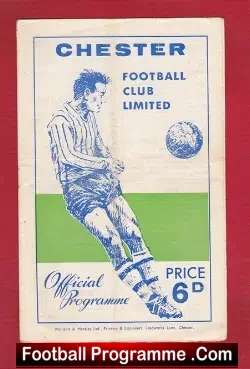 Chester City v Torquay United 1966 – Multi Autographed