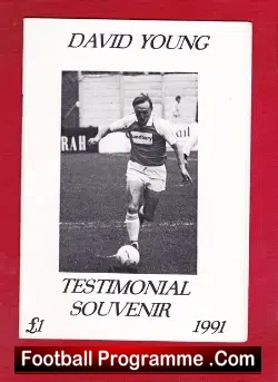 David Young Testimonial Benefit Match Northwich Victoria 1991