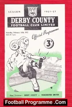 Derby County v Manchester United 1952 – 1950s