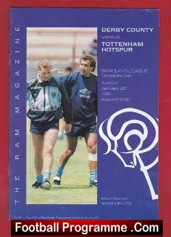 Derby County v Tottenham 1991
