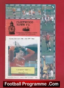 Fleetwood Town v Droylsden 1988