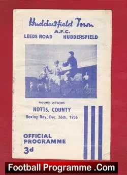 Huddersfield Town v Notts County 1956 – Denis Law 1st Home Match