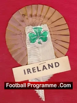 Ireland Football Team Old Football Rosette 1960s – Irish