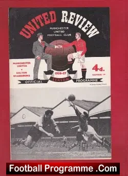 Manchester United v Bolton Wanderers 1957 – 1st Floodlights