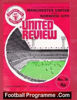 Manchester United v Norwich City 1973