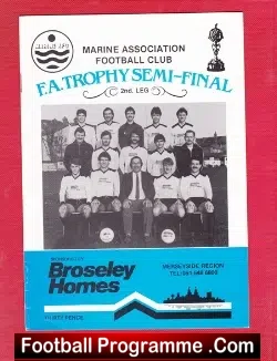 Marine Athletic v Northwich Victoria 1984 – Semi Final
