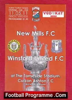New Mills v Winsford United 2011 – Cup Final