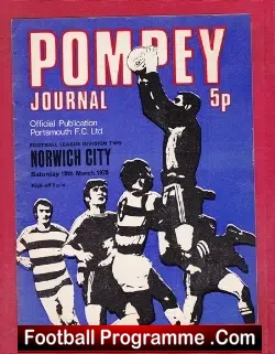 Portsmouth v Norwich City 1972