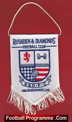 Rushden Diamonds Football Pennant