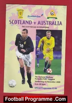 Scotland v Australia 2000