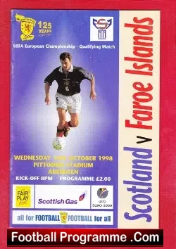 Scotland v Faroe Islands 1998