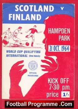Scotland v Finland 1964