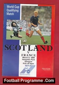 Scotland v France 1989 – Glasgow