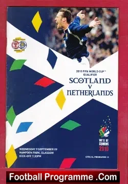Scotland v Holland 2009