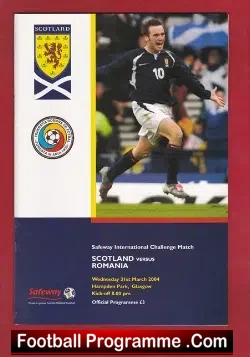 Scotland v Romania 2001