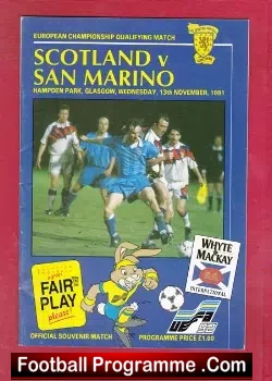 Scotland v San Marino 1991 – Glasgow
