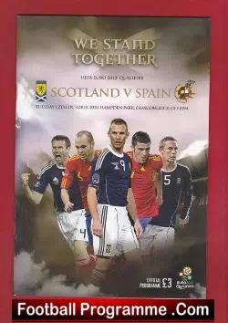 Scotland v Spain 2010