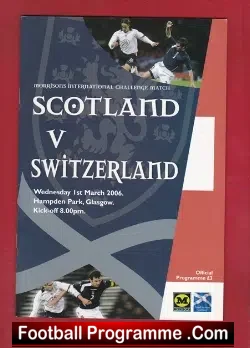 Scotland v Switzerland 2006