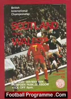 Scotland v Wales 1974