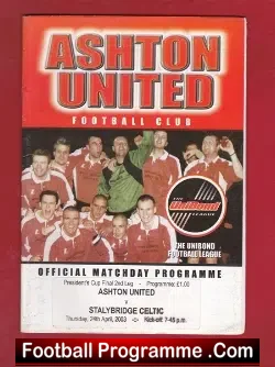 Stalybridge Celtic v Ashton United 2003 – Cup Final