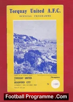 Torquay United v Bradford City 1960