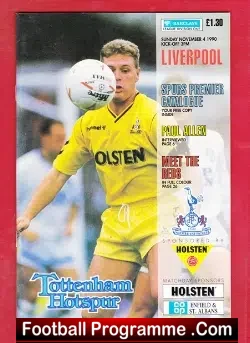 Tottenham Hotspur v Liverpool 1990