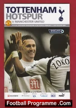 Tottenham Hotspur v Manchester United 2007