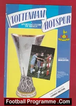 Tottenham Hotspur v Sporting Clube De Braga 1984 – Portugal