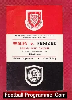 Wales v England 1967