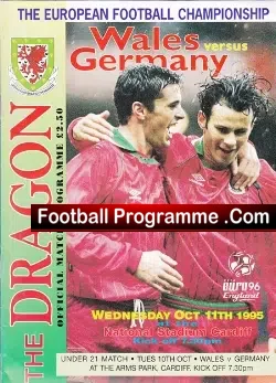 Wales v Germany 1995 – Cymru Football