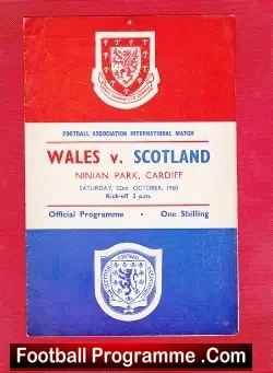 Wales v Scotland 1960
