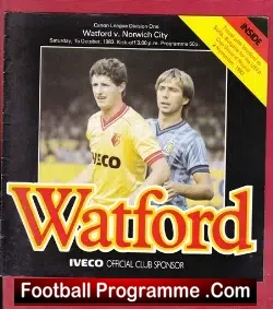 Watford v Norwich City 1983