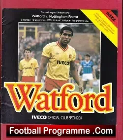 Watford v Nottingham Forest 1983