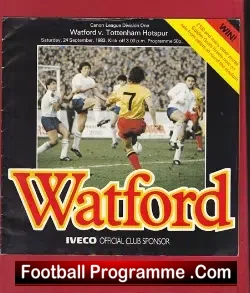 Watford v Tottenham 1983
