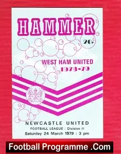 West Ham United v Newcastle United 1979