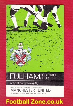 Fulham v Manchester United 1966