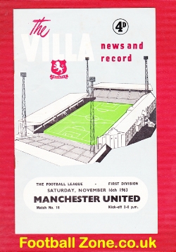 Aston Villa v Manchester United 1963