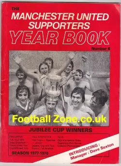 Manchester United Supporters Yearbook 1977 - 1978
