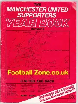 Manchester United Supporters Yearbook 1976 - 1977 - Man Utd