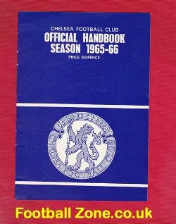 Chelsea Football Club Official Yearbook Handbook 1965 - 1966