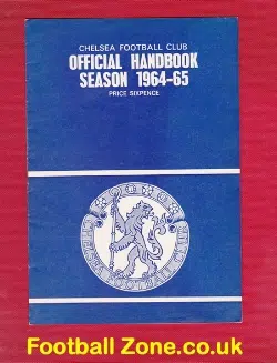Chelsea Football Club Official Yearbook Handbook 1964 - 1965