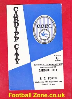 Cardiff City v Porto 1968 – ECWC