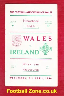 Wales v Ireland 1960 - at Wrexham