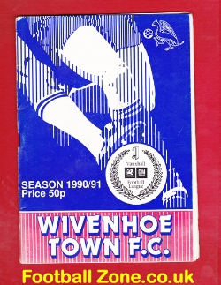 Wivenhoe Town v Tooting Mitcham United 1990