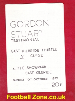 Gordon Stuart Testimonial Benefit Match East Kilbride 1982