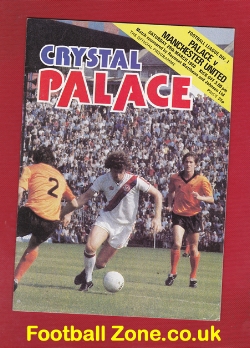 Crystal Palace v Manchester United 1980