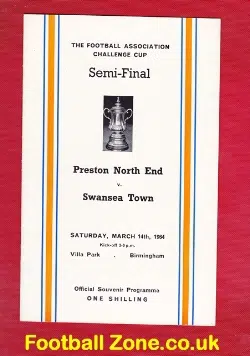 Swansea v Preston 1964 – FA Cup Semi Final